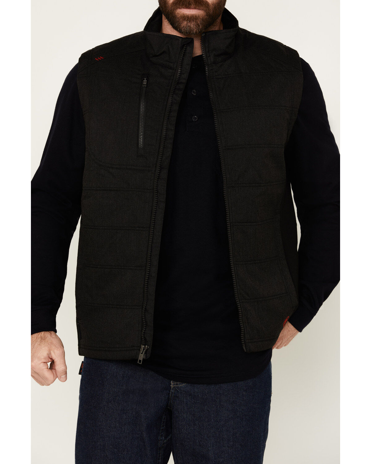 Image #3 - Ariat Men's FR Cloud 9 2.0 Insulated Vest, Black, hi-res