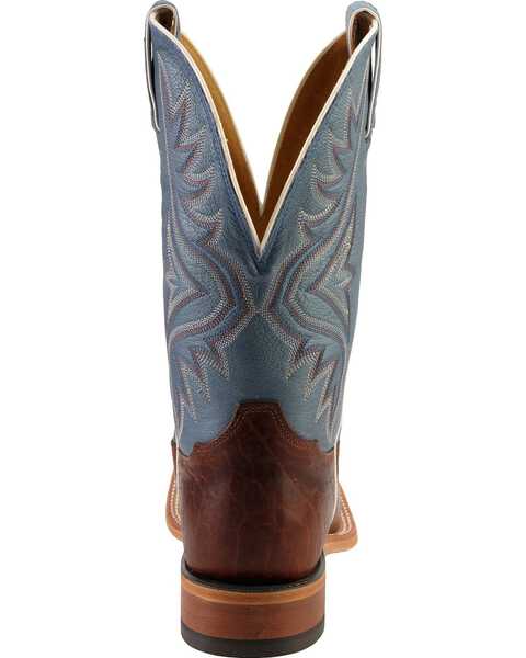 Image #7 - Tony Lama Men's Americana Western Boots - Broad Square Toe, Pecan, hi-res