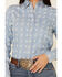 Image #3 - Stetson Women's Embroidered Schiffli Paisley Long Sleeve Snap Western Shirt, Blue, hi-res