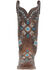 Image #4 - Dingo Women's Mesa Southwestern Embroidered Pull On Western Boots - Square Toe, Brown, hi-res