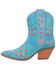 Image #3 - Dingo Women's Sugar Bug Suede Fashion Booties - Round Toe, Blue, hi-res