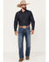 Image #1 - Ariat Men's M4 Relaxed Hugo Boot Cut Stretch Denim Jeans - Big, Blue, hi-res