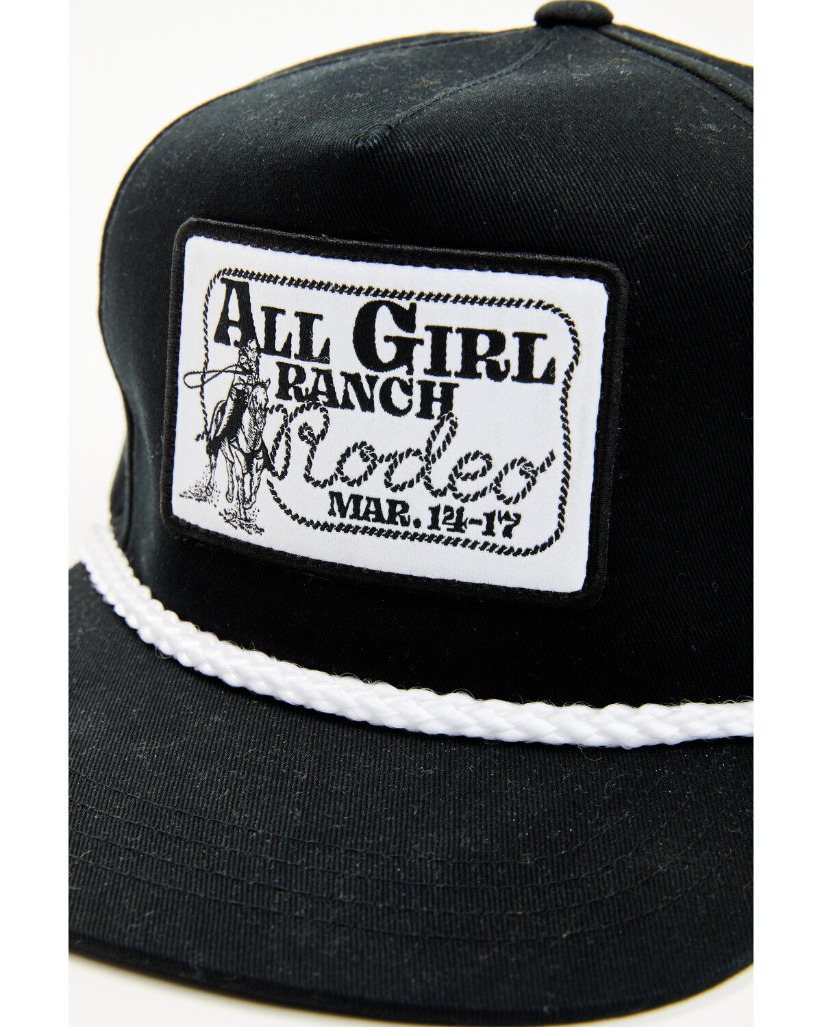 Image #2 - Cruel Girl Women's Rodeo Ball Cap, Black, hi-res