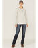 Image #2 - Ariat Women's FR Air Henley Long Sleeve Work Pocket Shirt, Heather Grey, hi-res