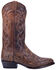 Image #2 - Dan Post Men's Manning Exotic Python Western Boots - Medium Toe, Bay Apache, hi-res