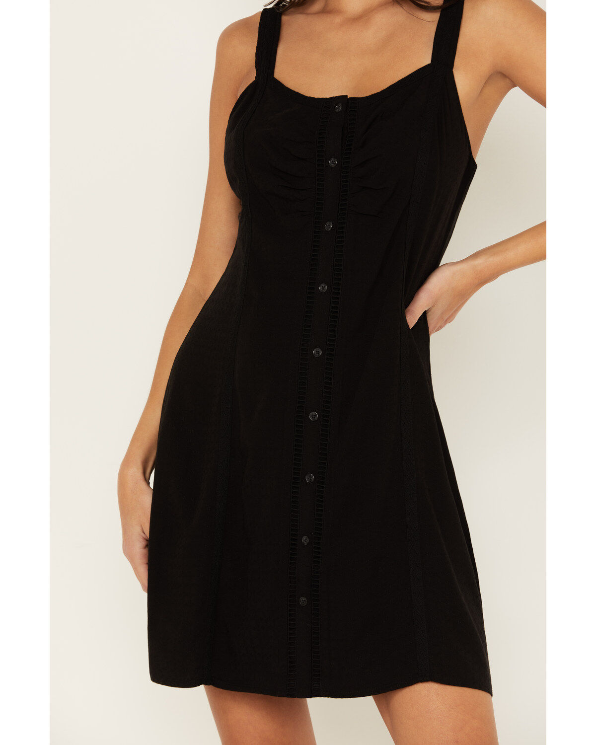 Image #3 - Idyllwind Women's Iris Lace Button Front Mini Dress, , hi-res