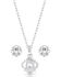 Image #2 - Montana Silversmiths Women's Making Memories Crystal Jewelry Set - 2 Piece, Silver, hi-res