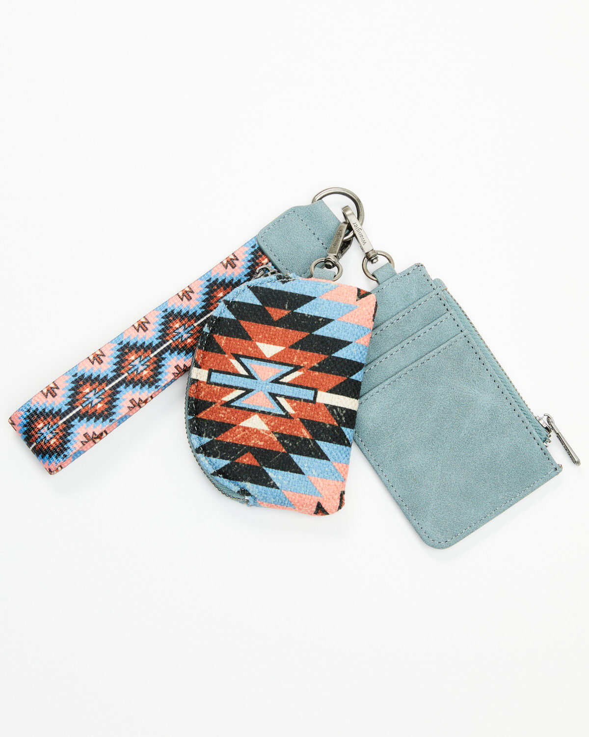 Product Name:  Wrangler Southwestern Print Keychain Coin Wallet