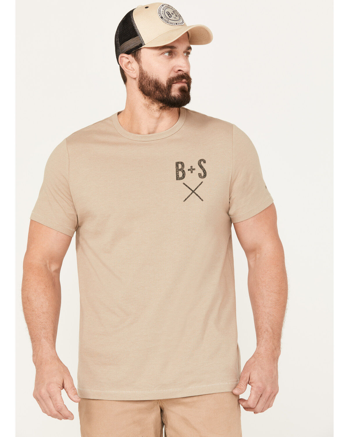 Image #1 - Brothers and Sons Men's Buffalo Logo Short Sleeve Graphic T-Shirt, , hi-res