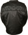 Milwaukee Leather Men's Reflective Skulls Textile Jacket - Big - 3X, Black, hi-res