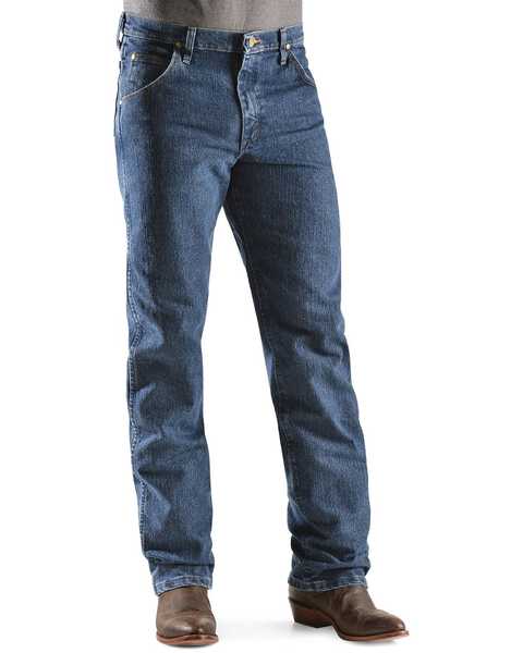 Image #2 - Wrangler Men's Premium Performance Advanced Comfort Mid Stone Jeans - Big & Tall, , hi-res