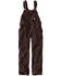 Carhartt Women's Crawford Double-Front Bib Work Overalls, Dark Brown, hi-res