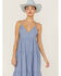 Wishlist Women's Chambray Tiered Dress, Blue, hi-res