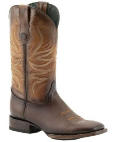 Image #1 - Ferrini Men's Fuego Western Boots - Broad Square Toe, Brown, hi-res