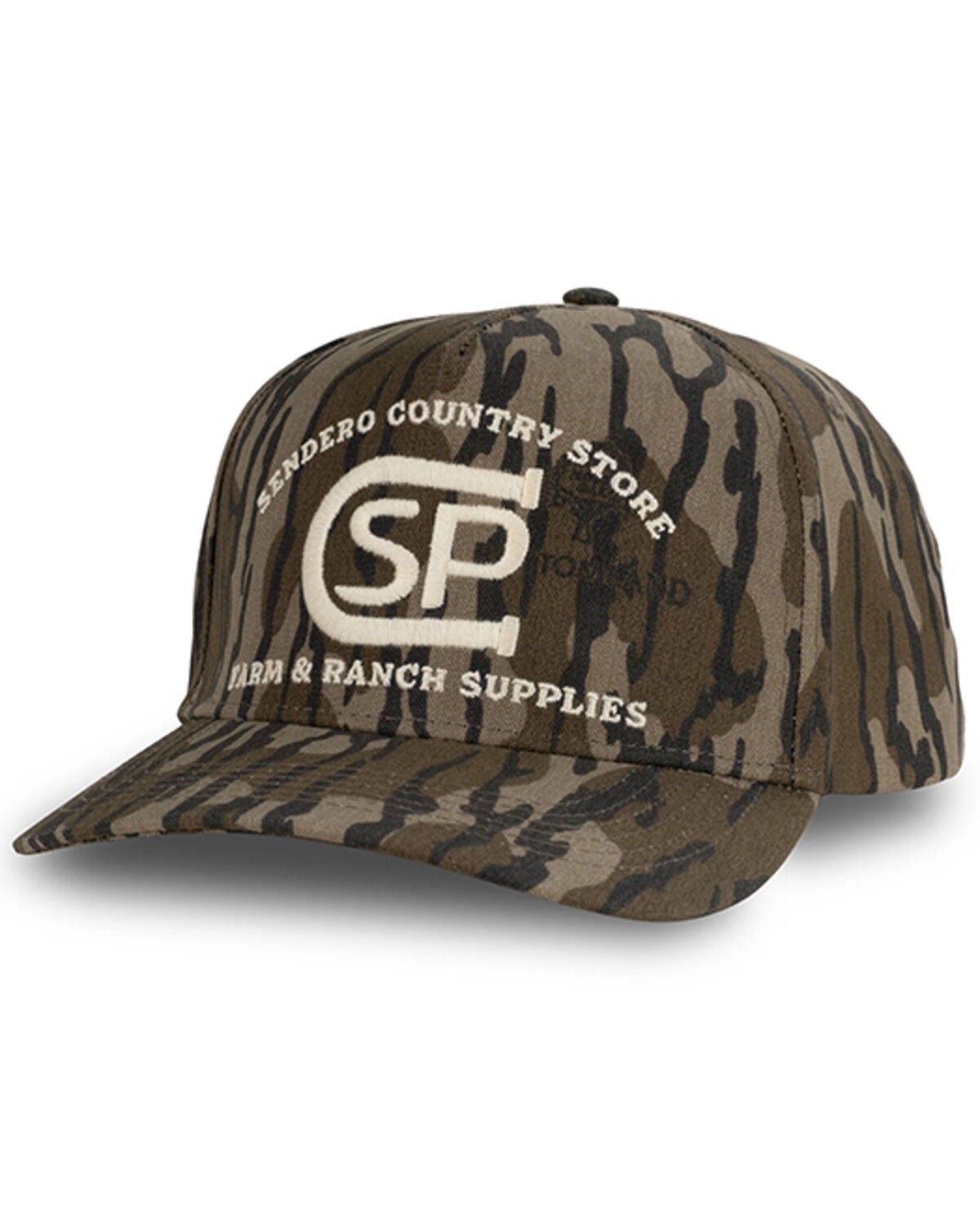 Image #1 - Sendero Provisions Men's Ranch Supplies Camo Print Ball Cap, Camouflage, hi-res