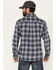 Image #4 - Brothers and Sons Men's Bosque Everyday Plaid Print Long Sleeve Button Down Flannel Shirt, Indigo, hi-res