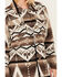 Idyllwind Women's Addy Southwestern Print Shacket , Dark Brown, hi-res