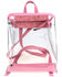 Montana West Women's Savannah Clear Tooled Backpack, Pink, hi-res