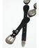 Image #3 - Idyllwind Women's Almonte Leather Concho Medallion Chain Belt, Black, hi-res