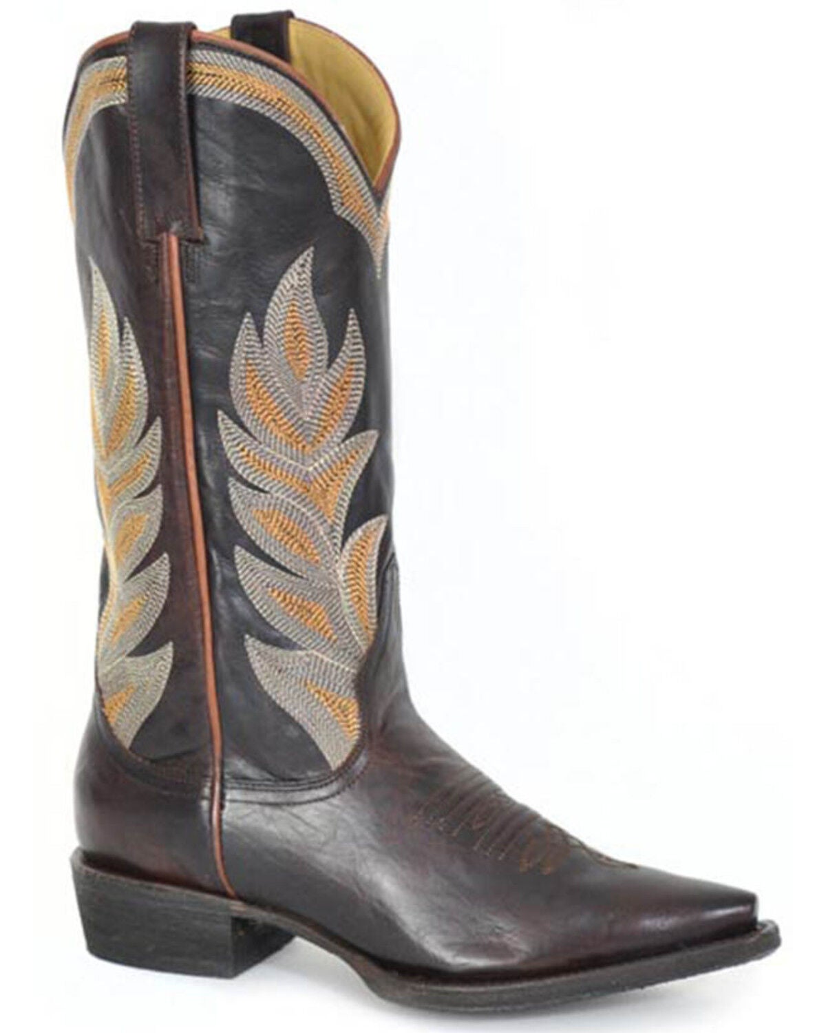 Stetson Women's Calista Tall Western Boots - Snip Toe, Brown, hi-res