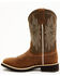 RANK 45® Women's Sage Western Performance Boots - Broad Square Toe, Olive, hi-res