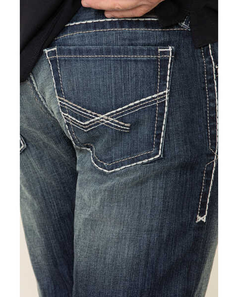 Image #4 - Ariat Men's M7 Nightfall Low Stackable Stretch Straight Jeans , , hi-res