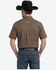 Image #2 - Ariat Men's Boot Barn Exclusive Ludwig Tossed Western Print Short Sleeve Button-Down Western Shirt, Brown, hi-res
