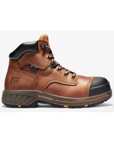 Image #2 - Timberland PRO Men's Helix 6" Lace-Up Waterproof Work Boots - Soft Toe , No Color, hi-res