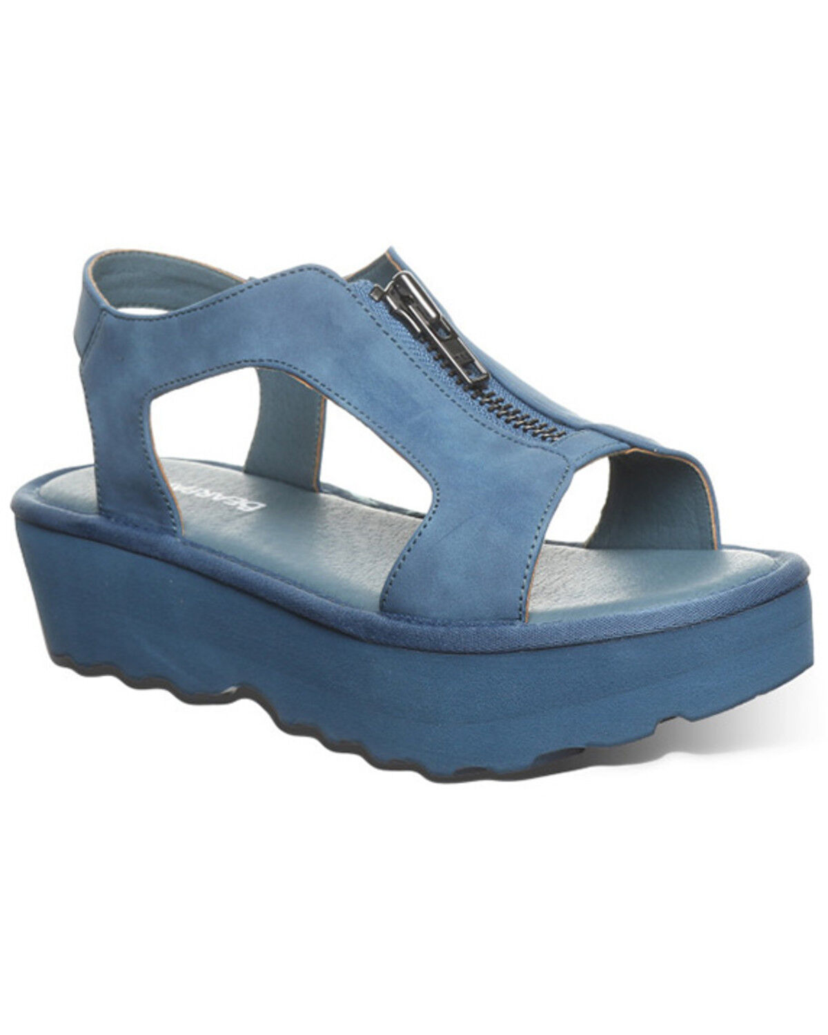 Image #1 - Bearpaw Women's Venice Platform Sandals, Indigo, hi-res