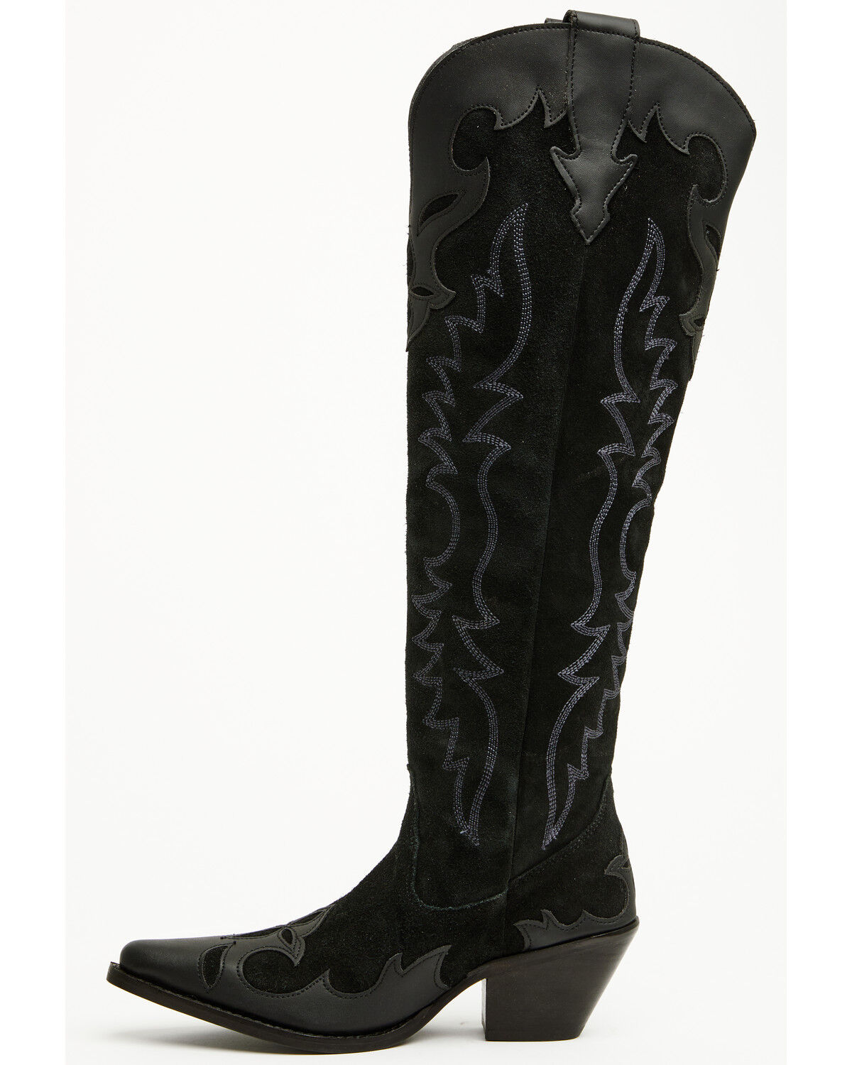 Dingo Women's Drama Queen Overlay Tall Western Boots - Round Toe