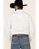 Rough Stock By Panhandle Men's Picacho Southwest Geo Print Long Sleeve Western Shirt , White, hi-res