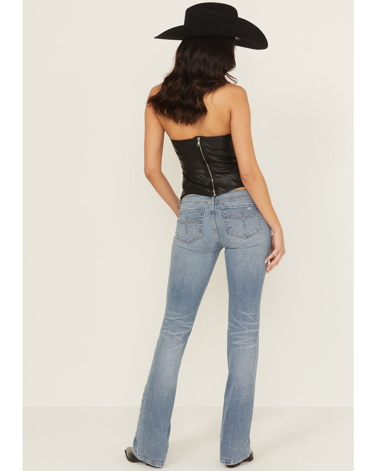 Product Name:  Shyanne Women's Meuse Medium Wash Low Rise Bootcut Comfort Stretch Denim Jeans