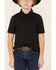 Image #3 - Rock & Roll Denim Boys' Short Sleeve Polo Shirt, Black, hi-res