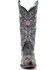 Image #5 - Corral Women's Floral Embroidery & Rhinestones Western Boots - Snip Toe, Black, hi-res