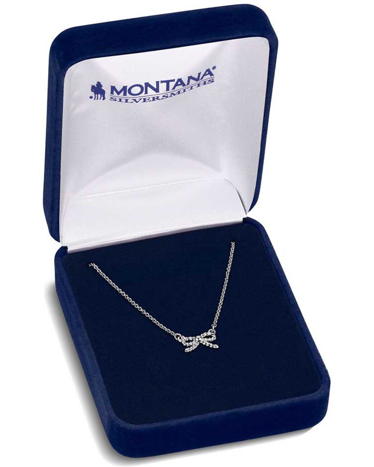 Montana Silversmiths Women's Roped Bow Necklace