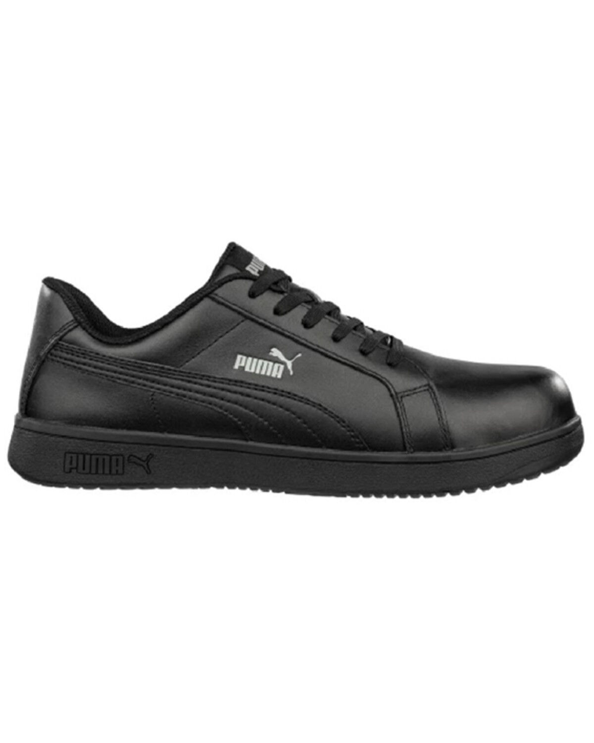 Image #1 - Puma Safety Women's Blast Low Slip Resistant Work Sneaker - Soft Toe, Black, hi-res