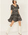 Image #1 - Bila Women's Toluca Short Sleeve Mini Dress, Navy, hi-res