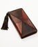 Cleo + Wolf Women's Patchwork Wallet, Distressed Brown, hi-res