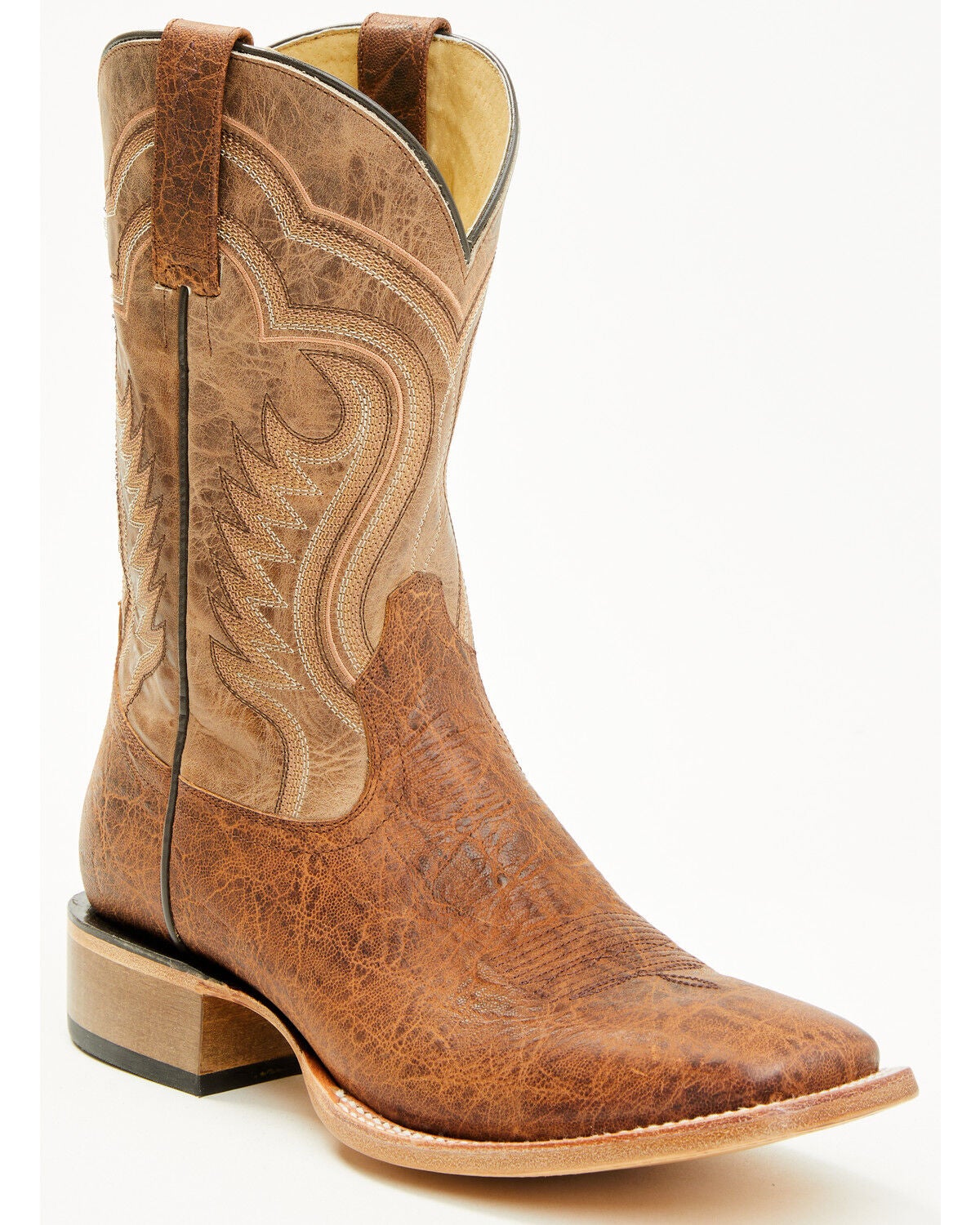Cody James Cush Core&reg; Men's Rover Western Boots - Broad Square Toe, Cognac, hi-res