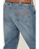 Image #4 - Wrangler 20X Men's 42MWX Sedgefield Light Wash Vintage Bootcut Stretch Denim Jeans - Tall, Light Wash, hi-res