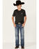 Image #4 - Ariat Boys' Charger Vertical Flag Graphic Short Sleeve T-Shirt, Charcoal, hi-res