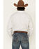 Resistol Men's White Rice Geo Print Long Sleeve Western Shirt , White, hi-res