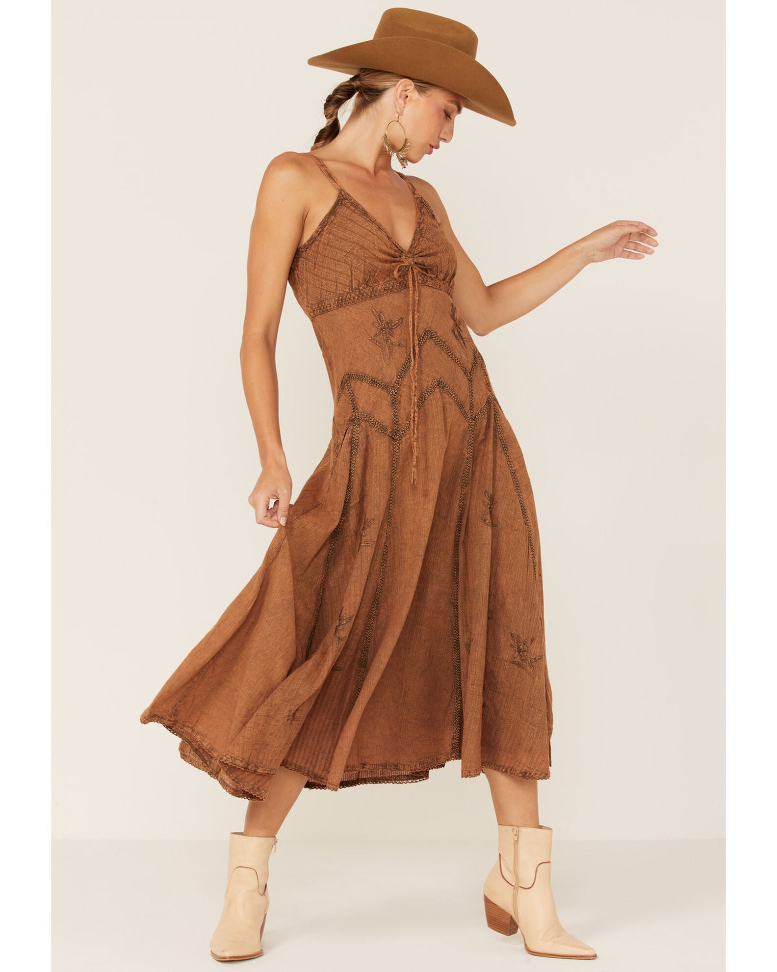 Scully Cantina Spaghetti Straps Dress (PSL-173) - Women's Sundress main image 1