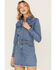 Image #2 - Idyllwind Women's Delaney Medium Wash Belted Western Denim Mini Dress, Blue, hi-res
