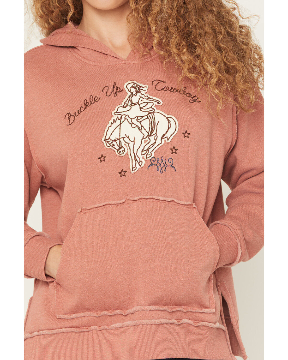 Image #3 - Idyllwind Women's Buckle Up Cowboy Hoodie, Sienna, hi-res