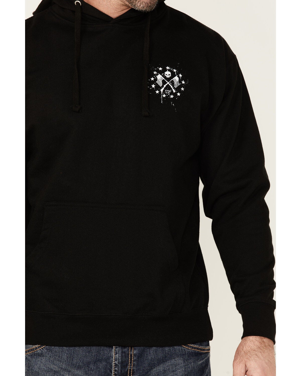 Image #3 - Howitzer Men's American Patriot Sons Of Liberty Graphic Hooded Sweatshirt , , hi-res