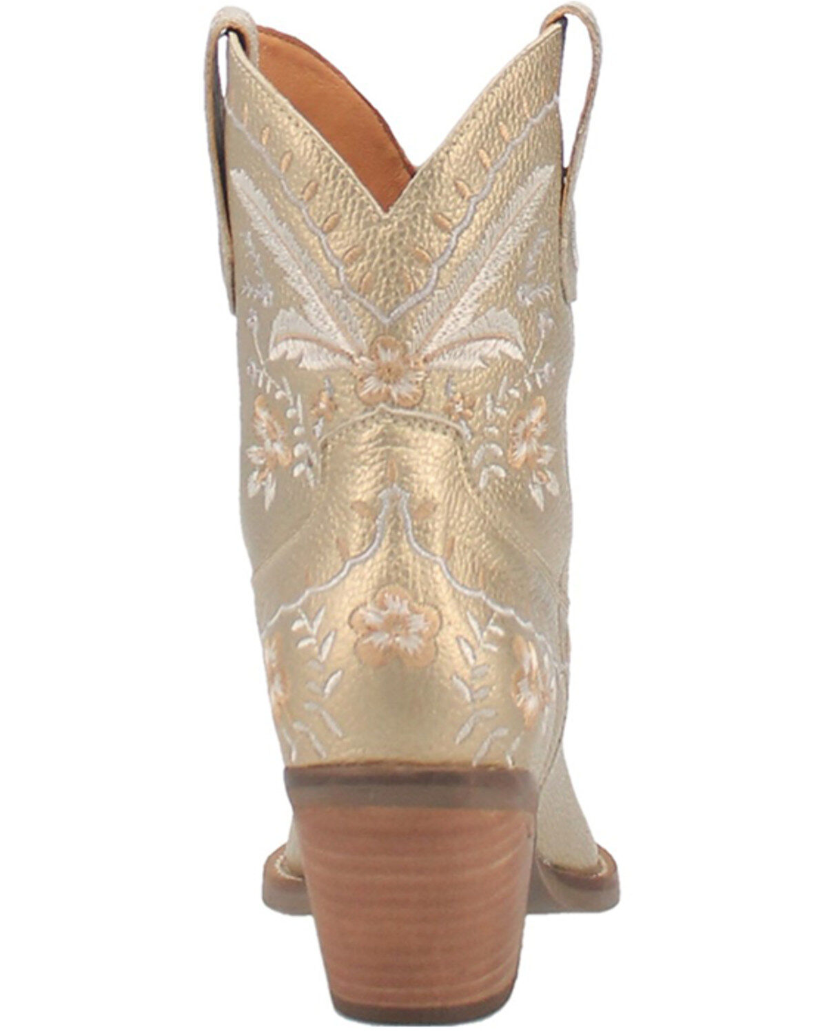 Product Name:  Dingo Women's Primrose Embroidered Floral Western Booties - Snip Toe