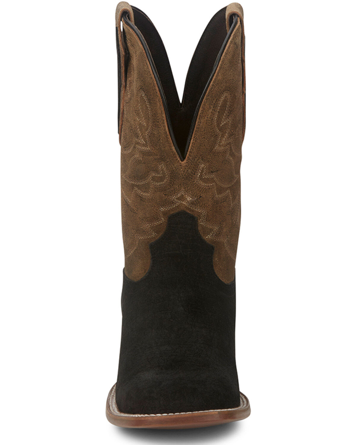 Image #4 - Tony Lama Men's Tucson Western Boots - Broad Square Toe, Black, hi-res