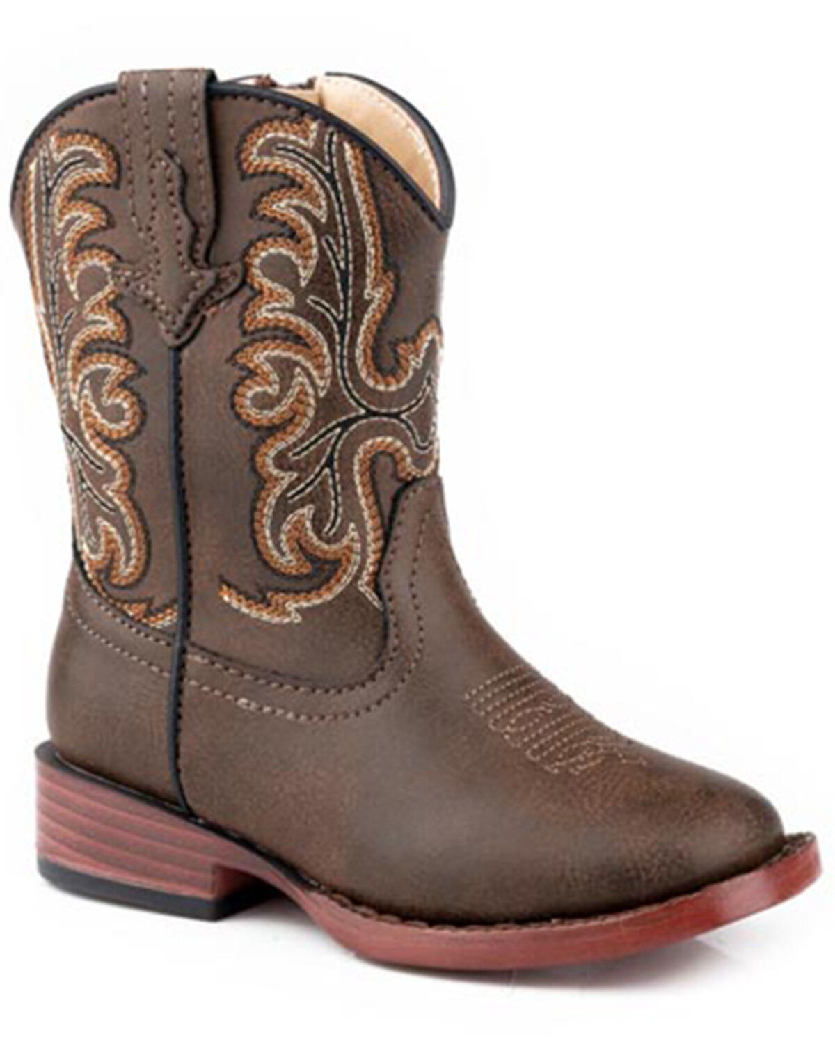 Image #1 - Roper Toddler Boys' Patrick Western Boots - Square Toe, , hi-res