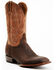 Lucchese Men's Gordon Western Boots - Broad Square Toe, Chocolate, hi-res